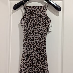 Abercrombie Leopard Print Sleeveless Athletic Dress , New With Tags